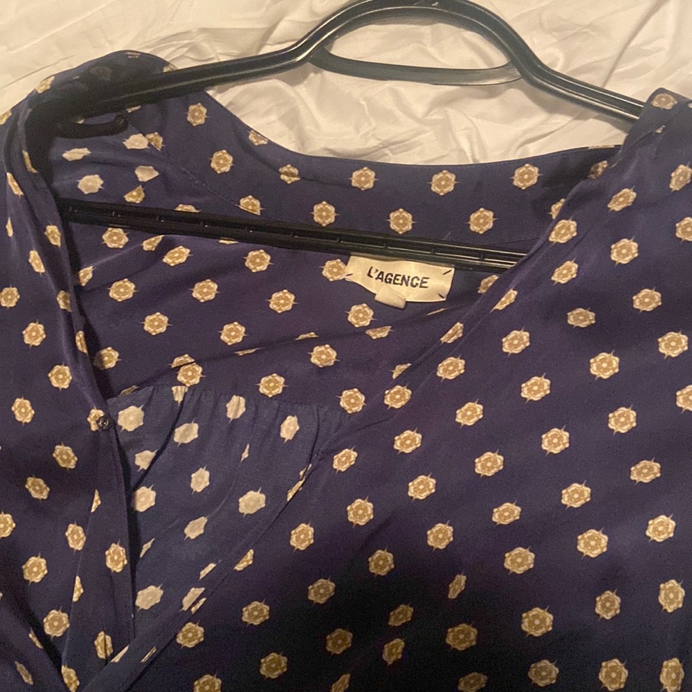 L’AGENCE Royal Blue bodysuit